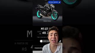 Qual compensa mais mt07 mt03 yamahabrasil motos yamahamotos canaldemoto moto motovlog [upl. by Driskill]