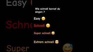 Wie schnell kannst du singen song funny lyrics overlay greenscreen tiktok emoji love [upl. by Ekihc]