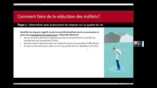 La réduction des méfaits dans le cadre de l’intervention psychosociale version jeunesse [upl. by Cohleen]