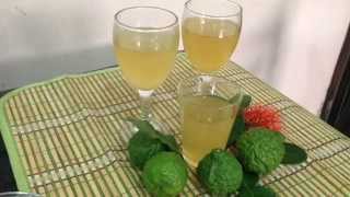 Honey Kaffir Lime Juice Recipes มะกรูดน้ำผึ้ง [upl. by Jegar240]