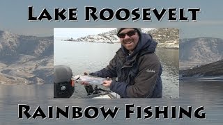 Lake Roosevelt Rainbow Fishing [upl. by Airdnoed]