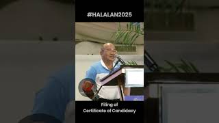 FILING OF CANDIDACY FOR HALALAN 2025 [upl. by Bohi]