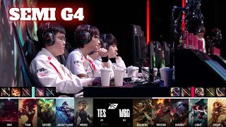 TES vs WBG  Game 4  Semi Finals S14 LPL Summer Playoffs 2024  Top Esports vs Weibo Gaming G4 full [upl. by Anton603]