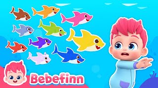 🔟🦈 Ten Little Sharks  EP121  Bebefinn Nursery Rhymes for Kids [upl. by Jodoin]