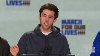 Matt Post Speaks at March For Our Lives  quotStand Up Speak Up Register to Votequot [upl. by Airres]