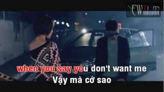 Xin anh đừng karaoke beat Emily Justatee LK [upl. by Mccallion]