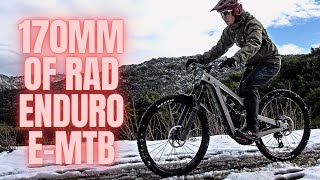 Fezzari Timp Peak emtb 170mm travel enduro ebike  tested and reviewed [upl. by Emalee108]