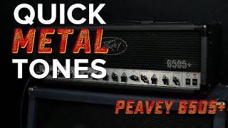 Quick Metal Tones  Peavey 6505 Lead amp Clean Channel  Arch Enemy  Seeds of Hate [upl. by Animaj46]