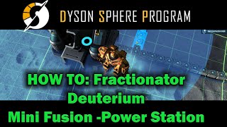 HOW TO FRACTIONATOR AND MINI FUSION POWER STATION EXPLAINED New 2023 DysonShereProgram [upl. by Markson]