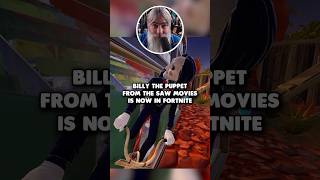 BILLY THE PUPPET FROM SAW MOVIES IS IN FORTNITE fortnite epicpartner [upl. by Almund838]