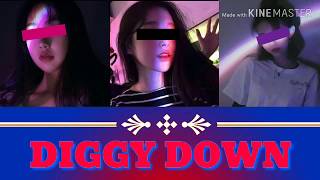 DIGGY DOWN YOUR GIRL GROUP 3 MEMBERS  COLOR CODED  ðŸ’œinnaðŸ’œ [upl. by Erek]