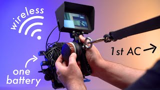 Epic Focus Puller Rig Build for 1st AC Using Only 1 Battery [upl. by Rramaj]