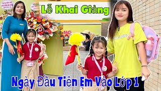 Ngày Đầu Đi Tiên Em Quỳnh Nhi Đi Khai Giảng  Hằng Nheo Vlog [upl. by Minna430]