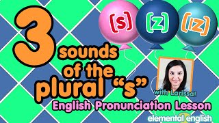 3 Sounds of the Plural quotsquot in English s z or ɪz [upl. by Cassidy]