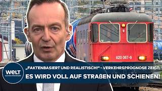 VOLKER WISSING Ein Drittel mehr Verkehrsprognose zeigt dichter LKW und Schienenverkehr bis 2040 [upl. by Inaluahek240]