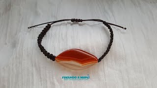 Pulseras tendencia con piedras tutorial [upl. by Ariak655]