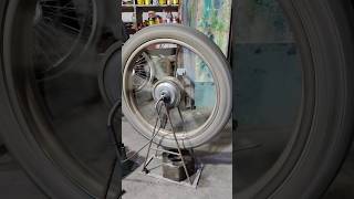 Electric bike using bicycle hub motor test  electric Bike rim electric bike [upl. by Atteve]