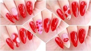 5 Nail Art Designs Using ONLY 1 NAIL POLISH [upl. by Hgieliak]