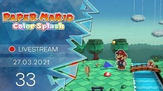 Paper Mario Color Splash LivestreamBlind  33  Winzige Bedrohung [upl. by Euqinamod945]