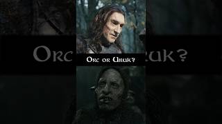 Orcs vs Uruks  Whats the Difference ringsofpower lordoftherings lotr ringsofpowerseason2 [upl. by Acinoev]