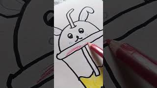 Cute and easy coffee mug drawingviral video trending video [upl. by Eiknarf522]