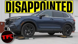 The New 2023 Honda CRV Hybrid Did NOT Perform as Expected on the TFLslip Test [upl. by Debby]