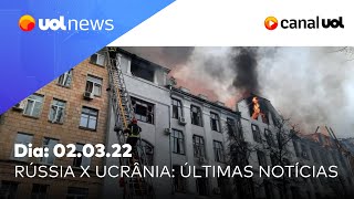 Guerra na Ucrânia veja últimas notícias e imagens do conflito com Rússia  UOL News [upl. by Enaenaj]