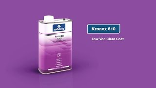 Kronox 610 Clear Coat EN  Roberlo [upl. by Pebrook]