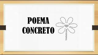 Características do poema concretista no Brasil [upl. by Eilyr579]