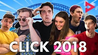 CLICK REWIND 2018 Ft Lazarbeam Muselk Loserfruit Crayator BazzaGazza and Marcus [upl. by Hewart]