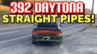 2020 Dodge Charger 392 DAYTONA EDITION 64L HEMI DUAL EXHAUST w STRAIGHT PIPES [upl. by Wira]