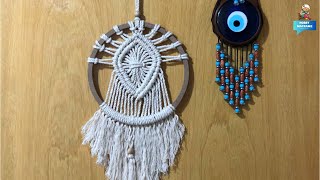 macrame dream catcher wall hanging 🥰 [upl. by Elocyn]