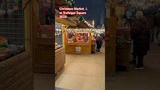 Christmas Market 🎄at Trafalgar Square 2024  CHRISTMAS in LONDON londonwalk christmasmarket [upl. by Karoly]