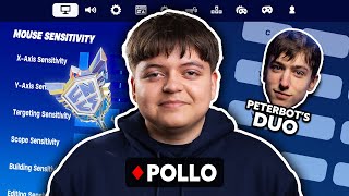 Pollo REVEALS New Settings That WON Him the FNCS GLOBAL CHAMPIONSHIP 🏆 [upl. by Rj268]