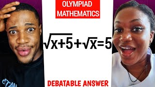 OLYMPIAD MATHEMATICS  This Ones Highly Debatable [upl. by Scheld605]