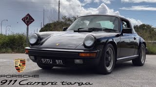 Porsche 911 32 Carrera Targa Review amp Thoughts  The AirCooled Flat 6 that SAVED the Carrera name [upl. by Silber20]