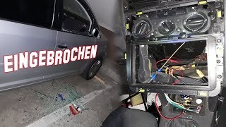 Einbruch ins Auto Radio weg und ein riesen Schaden [upl. by Margret682]