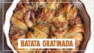 BATATA GRATINADA  Receita de Batata Gratinada [upl. by Aleekahs]