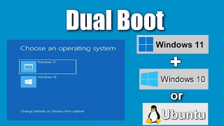 🌟How to install Two Operating Systems on Two physical Drives on a Desktop Computer or Laptop [upl. by Ihana523]