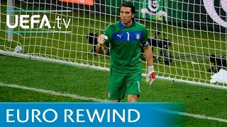 England v Italy Watch the full 2012 penalty shootout [upl. by Ecirtnuahs]