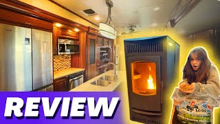 RV Heating Options Why We Chose a Pellet Stove Update [upl. by Vinni346]