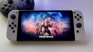 Review Warframe  Switch OLED handheld gameplay [upl. by Harlamert707]