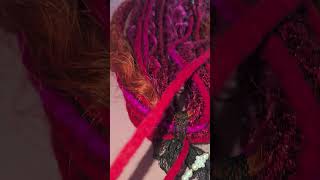 Dreadlocks Dreads Zöpfe Locken Haarverlängerung crochet Braids microrings hairstyle [upl. by Ellehsad]