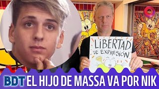 Terrible polémica con Nik fue denunciado por el hijo de Massa por apodarlo quotniño ñoquiquot Bendita [upl. by Mcguire]