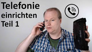 FritzBox optimal einrichten  05 Telefonie einrichten Teil 1 [upl. by Sualkcin742]