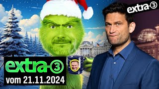 Der Grinch der die Ampel stahl Wahlkampf auf dem Weihnachtsmarkt  extra 3 vom 21112024 · Teil 1 [upl. by Harbird]