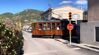 Sóller Bou Way Railway Crossing Mallorca Saturday 04112023 [upl. by Ycrad54]