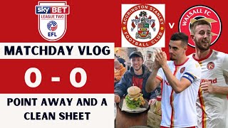 Accrington 00 Walsall matchday vlog [upl. by Neyuh]