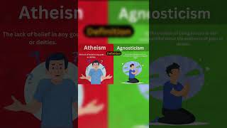 atheism vs Agnosticism religionexplained history religion facts christmas religiouscomparison [upl. by Muffin70]