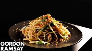 Spaghetti with Chilli Sardines amp Oregano  Gordon Ramsay [upl. by Fredelia]